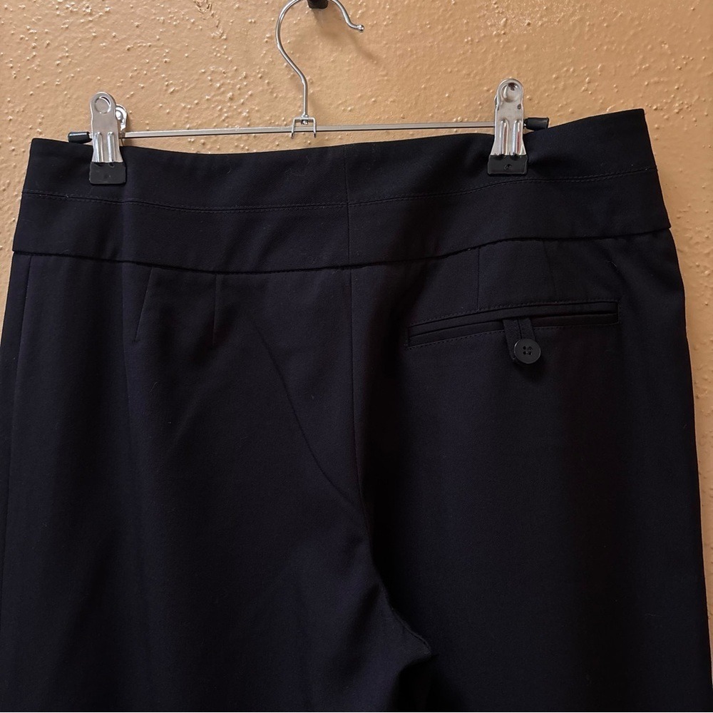 Anne Klein Black Wide Leg Dress Pants Size 4 Professional Trousers RN 50610 - Picture 4 of 8